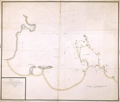 Mappa della baia di Gale da A.A. Buijskes